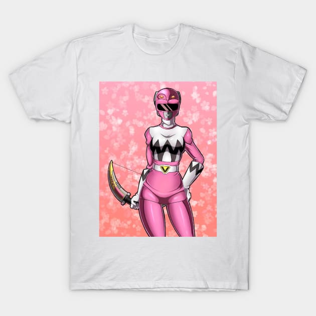 pink ranger T-Shirt by fancy ghost